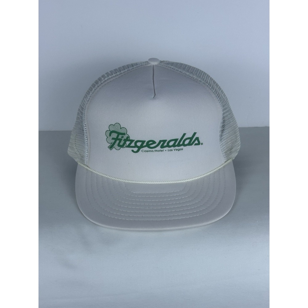 Vintage 90's Fitzgeralds Casino Hotel Las Vegas Rope SnapBack Trucker Hat Cap